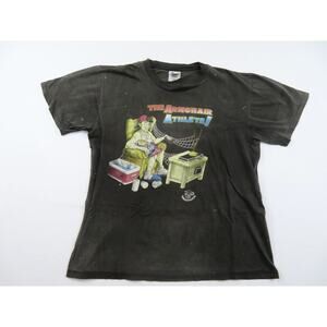 Armchair Athlete T-Shirt, Cartoon Style TNT Brand Sz L 1990s
